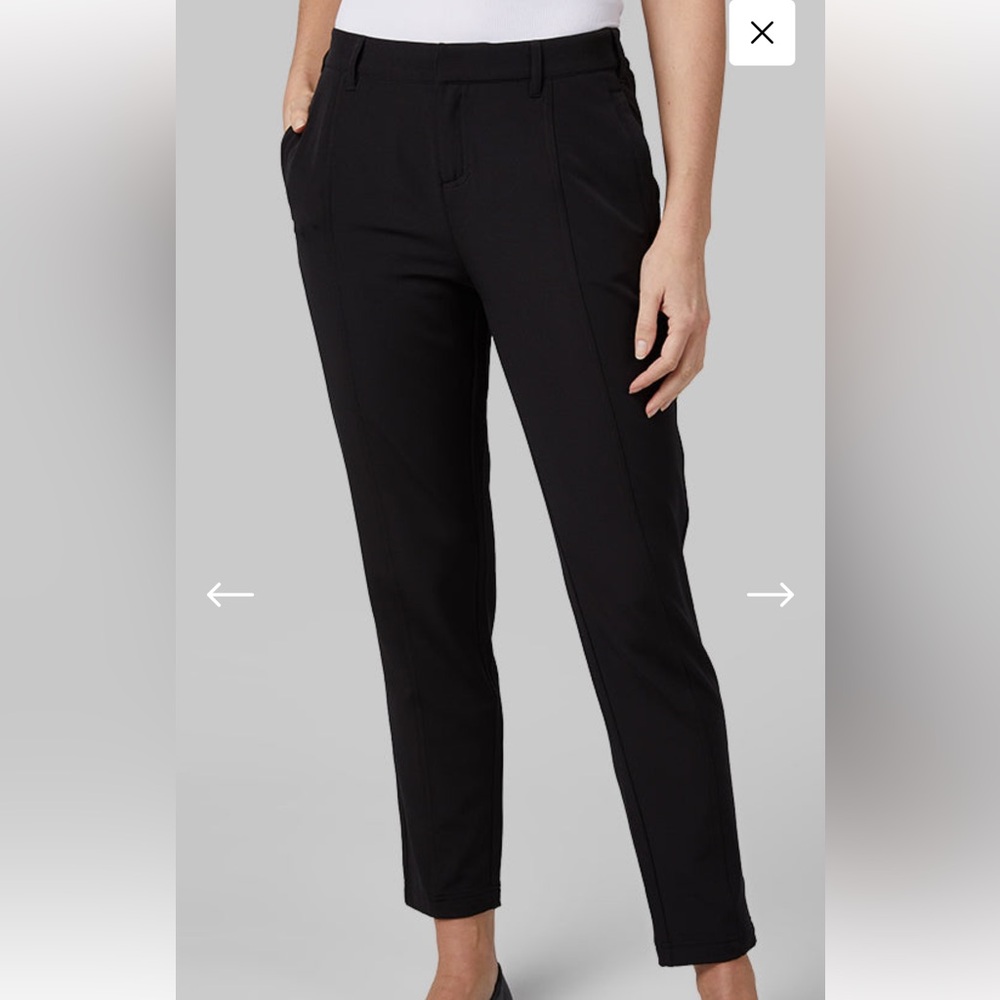Women’s Black Slim Straight Pants